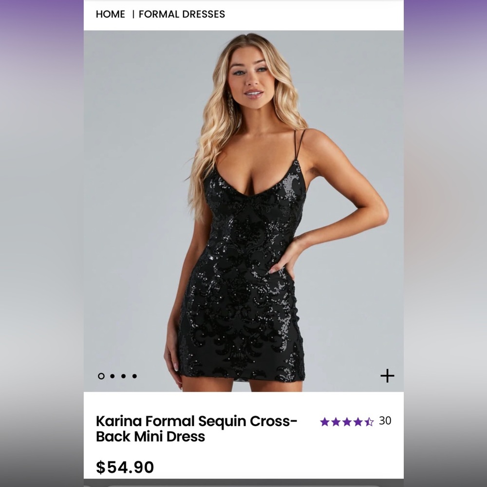 Never worn cute black dress! Size medium, tags still on